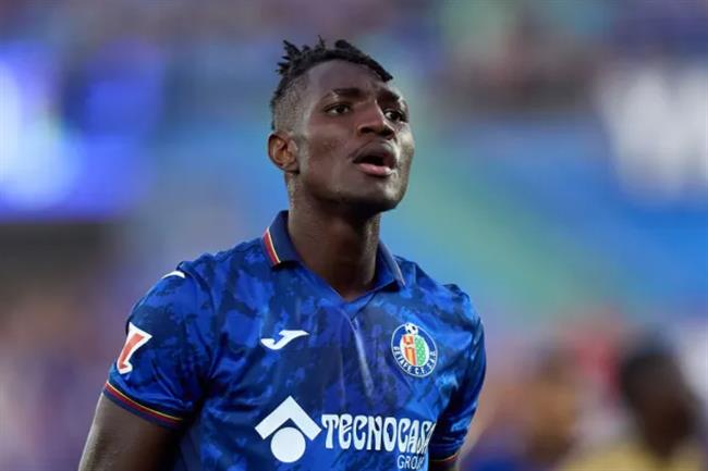 Christantus Uche trong màu áo Getafe. Christantus Uche trong mau ao Getafe.