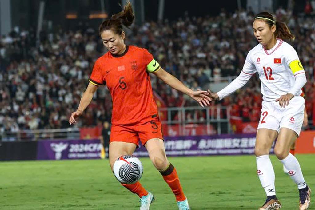 Đội tuyển nữ Việt Nam đạt được mục tiêu tại Trung Quốc- Ảnh 1. Đội tuyển nữ Việt Nam đạt được mục tiêu tại Trung Quốc- Ảnh 1.