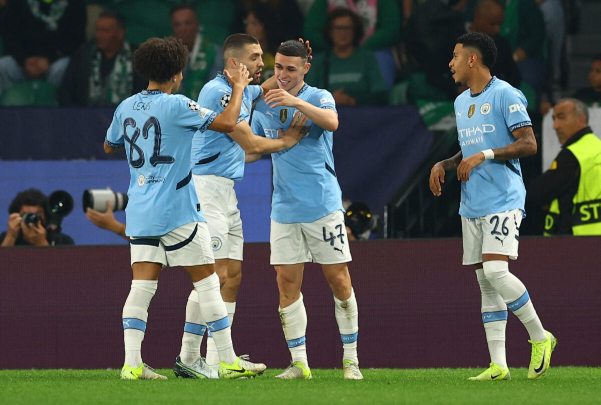 Sporting Lisbon thắng đậm Man City, HLV Amorim trong cơn mộng đẹp trước khi tiếp quản M.U- Ảnh 5. Sporting Lisbon thắng đậm Man City, HLV Amorim trong cơn mộng đẹp trước khi tiếp quản M.U- Ảnh 5.