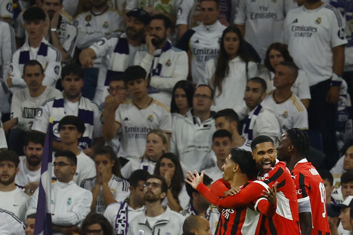 AC Milan khiến Real Madrid nhận đòn đau thứ 2 liên tiếp, HLV Ancelotti đầy nỗi lo- Ảnh 1. AC Milan khiến Real Madrid nhận đòn đau thứ 2 liên tiếp, HLV Ancelotti đầy nỗi lo- Ảnh 1.